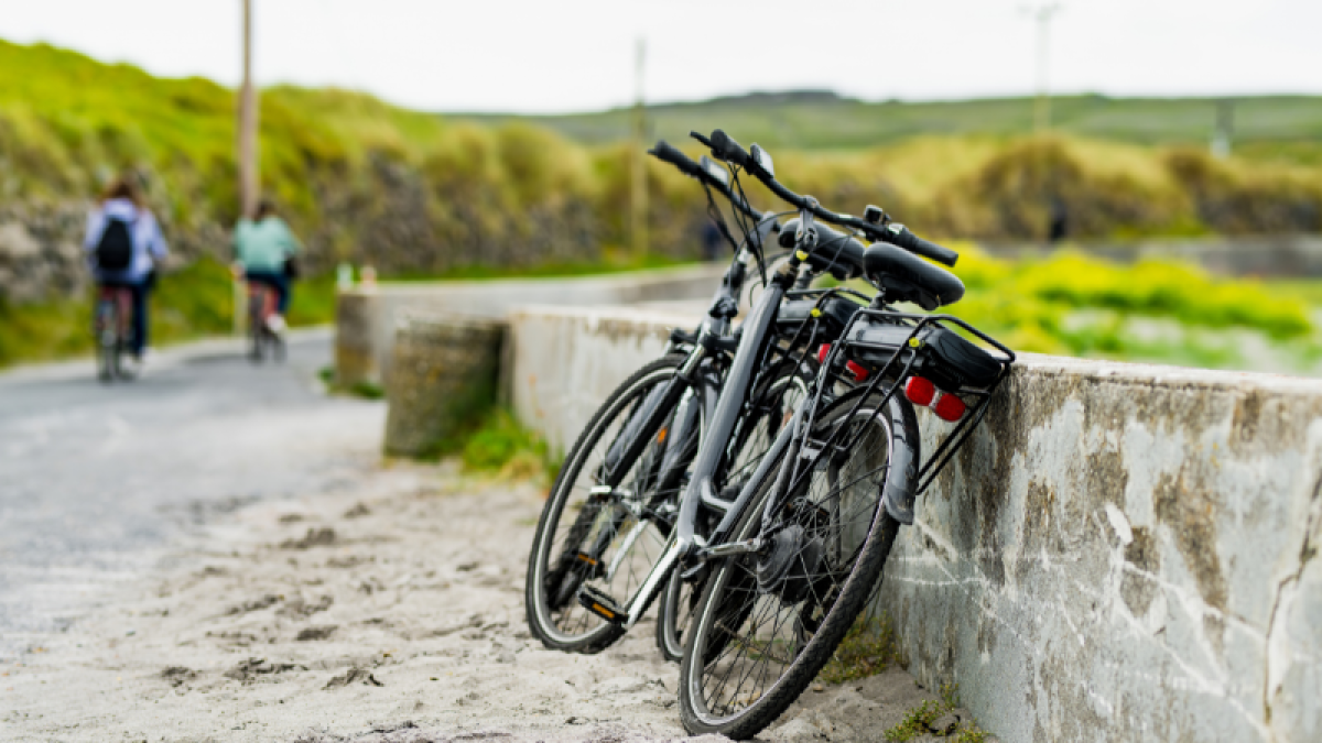 Bikes in countryside